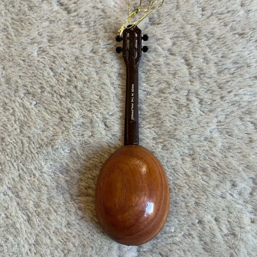 2 Vintage Wood Instrument Ornaments - Picture 11 of 13